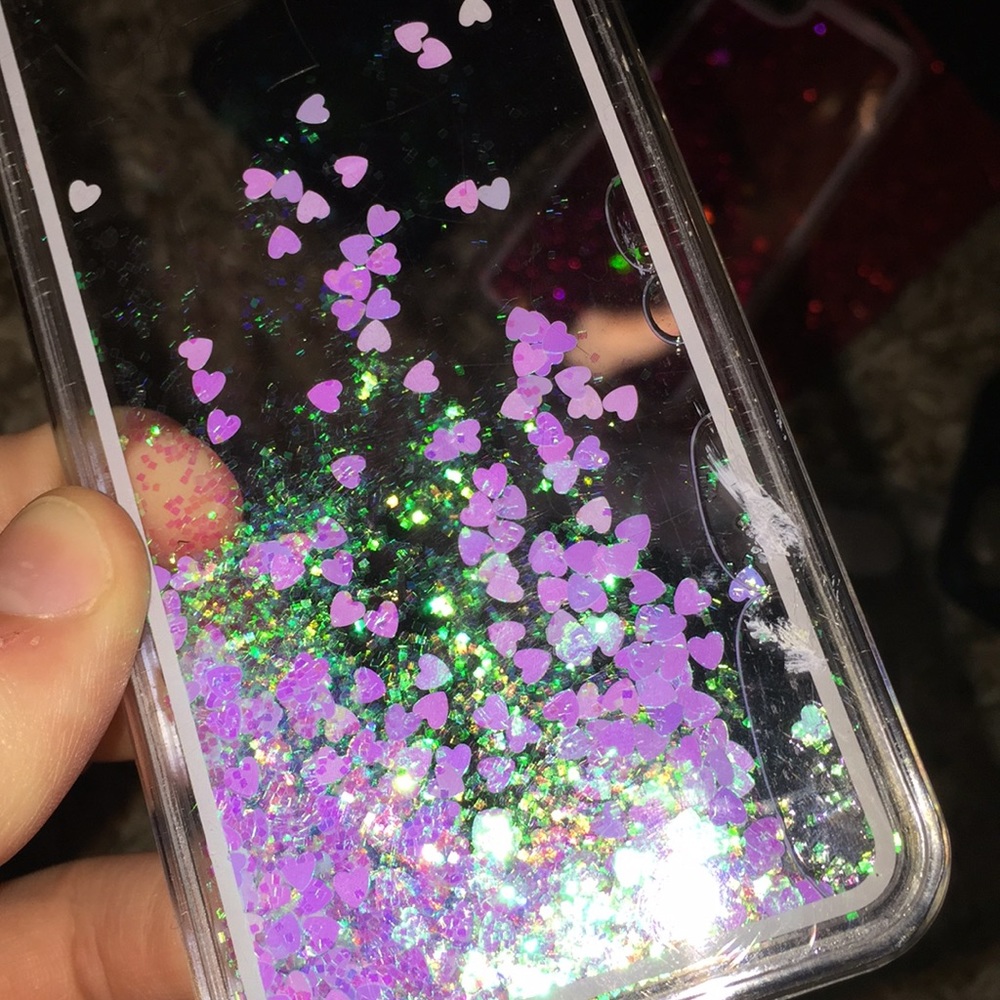 Iphone 5 glitter case